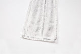 DAXUEN Distressed tie-dye loose-fit pants
