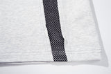 DAXUEN Contrast mesh short-sleeve T-shirt