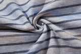 DAXUEN Loose-fitting striped Henley T-shirt