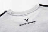 DAXUEN Contrast mesh short-sleeve T-shirt