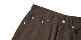DAXUEN Men's baggy wide-leg pants in dark brown and black