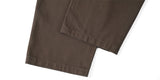 DAXUEN Men's baggy wide-leg pants in dark brown and black