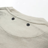 DAXUEN Faded crew neck t-shirt with 'MENTALITY' embroidery