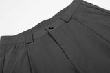 DAXUEN Tailored wide-leg shorts with zipper detail