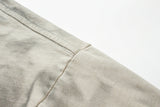 DAXUEN Faded crew neck t-shirt with 'MENTALITY' embroidery