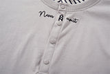 DAXUEN Oversized short-sleeved T-shirt with layered neckline design