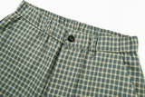 DAXUEN Unisex wide-leg cropped plaid pants