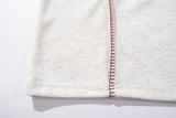 DAXUEN Short-sleeved relaxed-fit T-shirt with contrast stitching