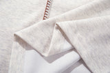 DAXUEN Short-sleeved relaxed-fit T-shirt with contrast stitching