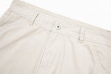 DAXUEN Men's baggy wide-leg trousers in solid black and beige