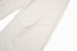 DAXUEN Men's baggy wide-leg trousers in solid black and beige