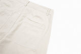 DAXUEN Men's baggy wide-leg trousers in solid black and beige