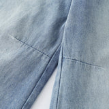 DAXUEN Light to medium blue denim wide-leg jeans