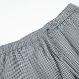 DAXUEN Wide-leg gingham pants with elastic waistband