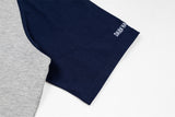 DAXUEN Two-tone raglan sleeve t-shirt with graphic prints