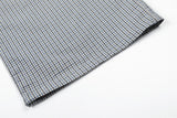 DAXUEN Wide-leg gingham pants with elastic waistband