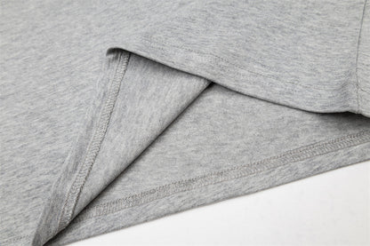 DAXUEN Two-tone raglan sleeve t-shirt with graphic prints