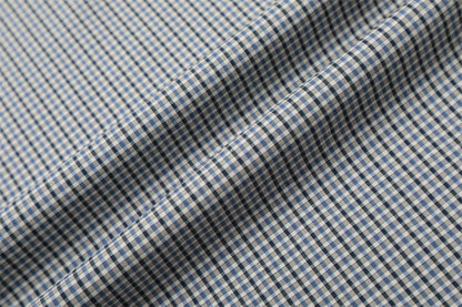 DAXUEN Wide-leg gingham pants with elastic waistband