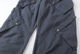 DAXUEN Wide-leg cargo pants with multiple pockets