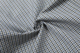 DAXUEN Wide-leg gingham pants with elastic waistband