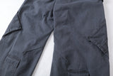 DAXUEN Wide-leg cargo pants with multiple pockets