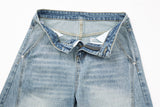 DAXUEN Wide leg vintage wash denim jeans