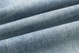 DAXUEN Wide leg vintage wash denim jeans