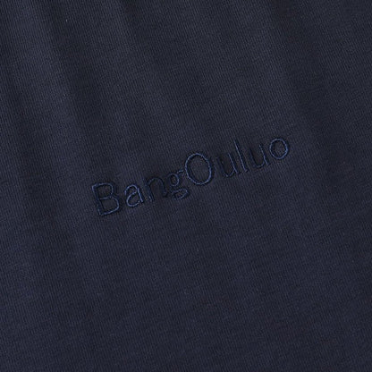 DAXUEN Relaxed-fit short-sleeved T-shirt with ribbed collar