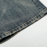 DAXUEN Distressed wide-leg denim jeans