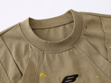 DAXUEN Oversized short-sleeved paint splash t-shirt