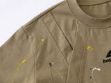 DAXUEN Oversized short-sleeved paint splash t-shirt