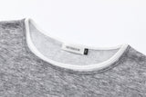 DAXUEN Layered look long sleeve crew neck top