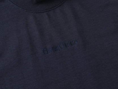 DAXUEN Relaxed-fit short-sleeved T-shirt with ribbed collar