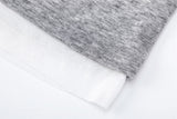 DAXUEN Layered look long sleeve crew neck top