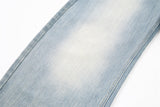 DAXUEN High-waisted wide-leg vintage wash jeans