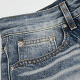 DAXUEN Distressed wide-leg denim jeans with a relaxed fit