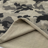 DAXUEN Camouflage graphic t-shirt with polaroid style print