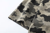 DAXUEN Camouflage graphic t-shirt with polaroid style print