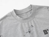 DAXUEN Distressed oversized crew neck t-shirt