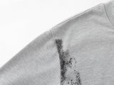 DAXUEN Distressed oversized crew neck t-shirt