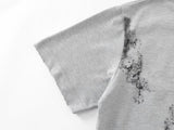 DAXUEN Distressed oversized crew neck t-shirt