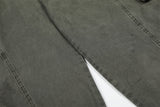 DAXUEN Wide-leg balloon-leg cargo pants in olive green and charcoal grey