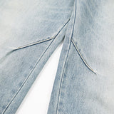 DAXUEN Wide-leg denim jeans with a balloon-like silhouette