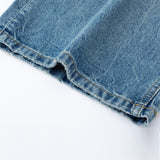 DAXUEN Light blue wide-leg denim jeans with gradient wash
