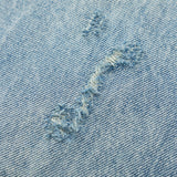 DAXUEN Light blue wide-leg denim jeans with gradient wash