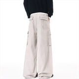 DAXUEN Wide-leg cargo pants with pockets