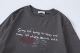 DAXUEN Distressed graphic short sleeve t-shirt