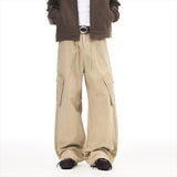 DAXUEN Wide-leg cargo pants with pockets