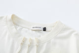 DAXUEN Deconstructed vintage graphic T-shirt