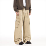 DAXUEN Wide-leg cargo pants with pockets
